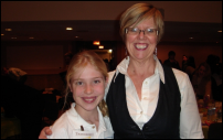 Photograph: Tweenangel Tabitha with Webkinz’s Director of Communications, Susan McVeigh