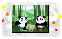 Screenshot: Panda Belly Bump Game