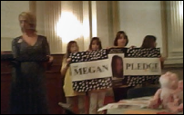 Photograph: Ridgewood Tweenangels Chapter with Tina Meier